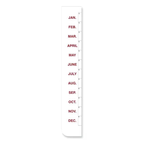 12 Month Whiteboard Calendar With Radius Corners, Planning/scheduling Calendar, 36 X 24, White/red/black Surface