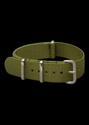 18mm Olive NATO Military Watch Strap