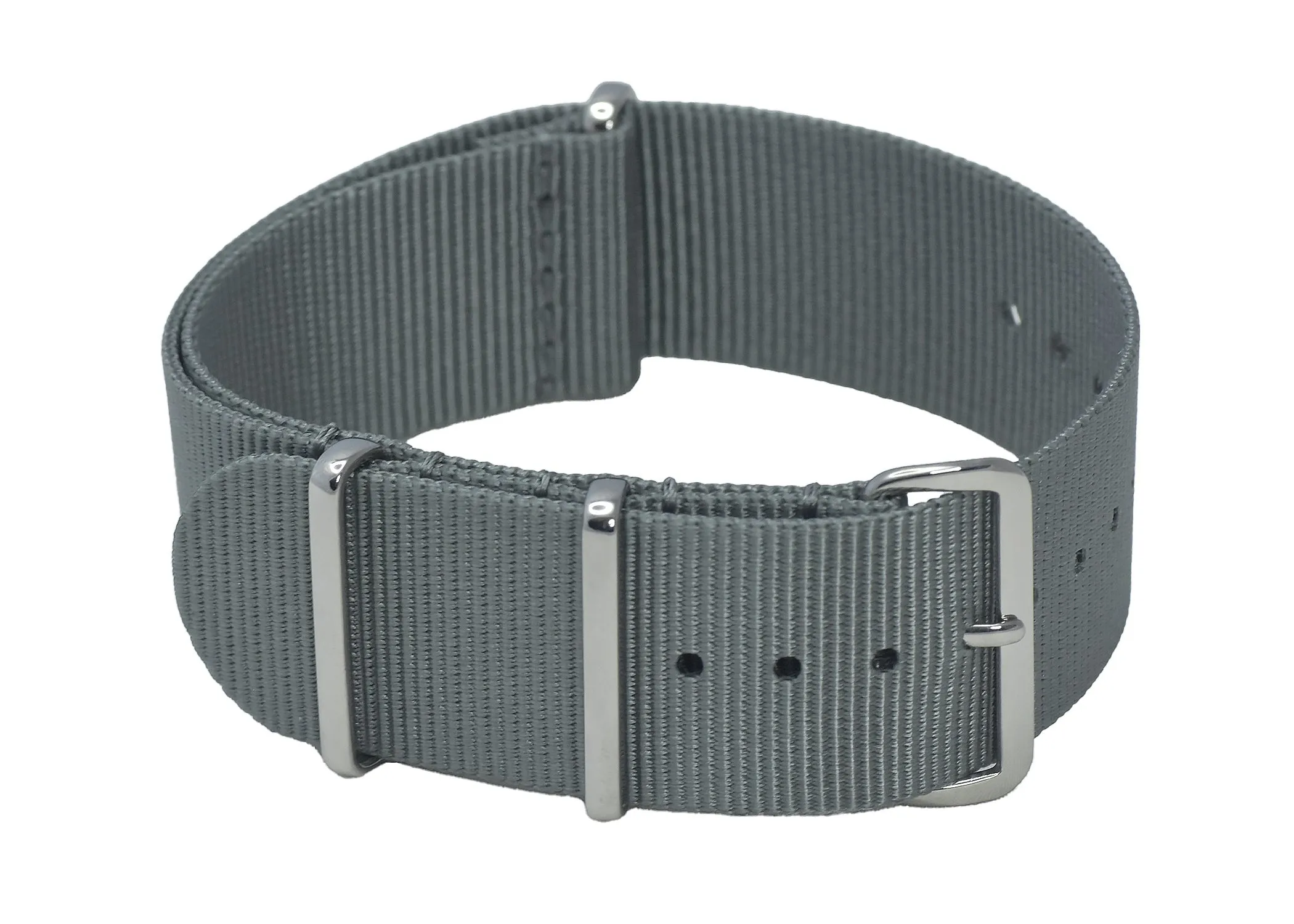 24mm Admiralty Grey NATO Military Watch Strap made from High Grade Nylon Webbing