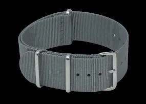 24mm Admiralty Grey NATO Military Watch Strap made from High Grade Nylon Webbing