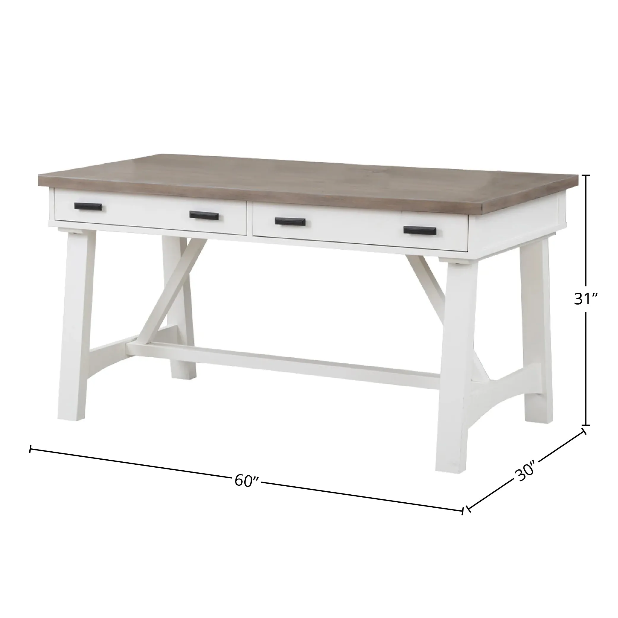 AMERICANA MODERN - COTTON 60 in. Writing Desk