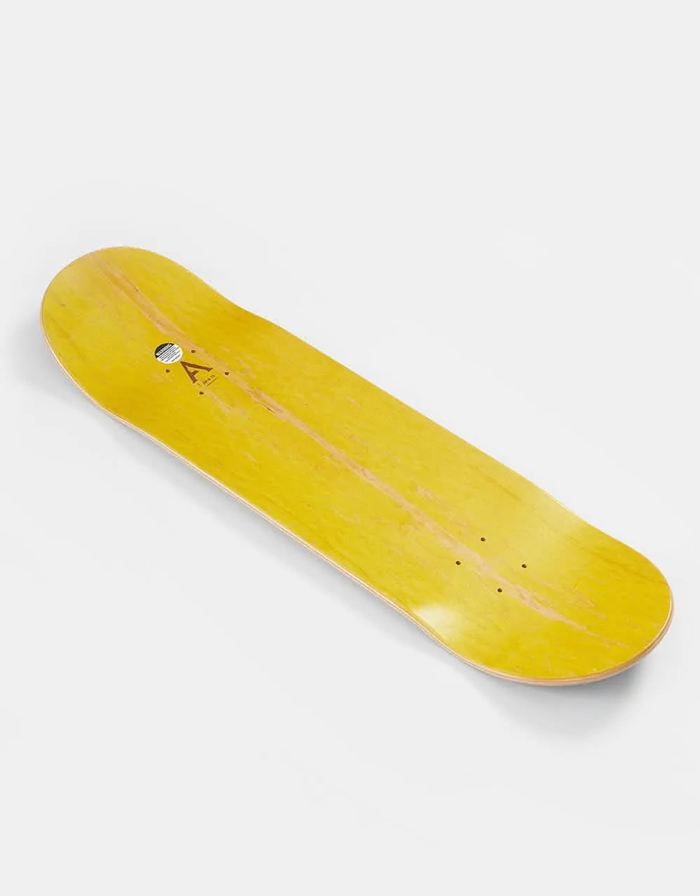 April Black Silk OG Logo Skateboard Deck - 8.75