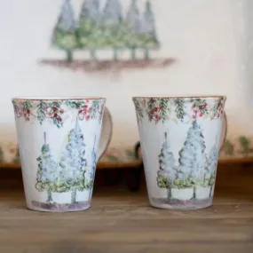 Arte Italica Natale Mug Set of 4