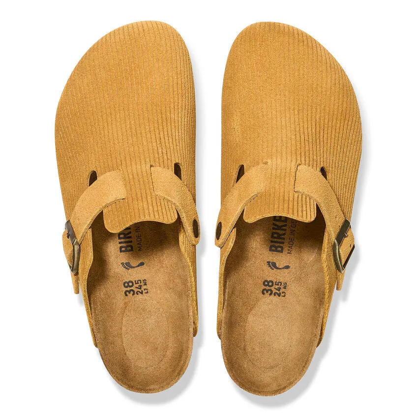 Birkenstock Boston Corduroy Suede Embossed