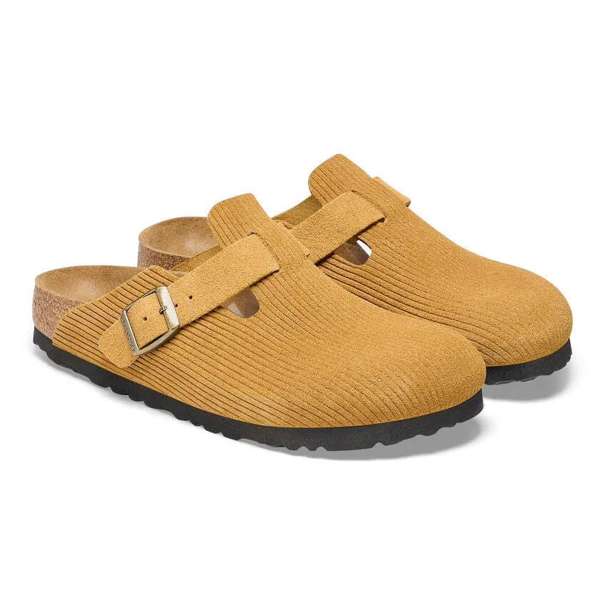 Birkenstock Boston Corduroy Suede Embossed