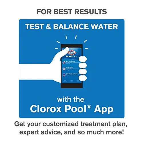 Clorox Pool&Spa Swimming Pool Algaecide and Clarifier, Prevents and Treats Pool Algae, Clears Water, 128 Fl Oz (Pack of 1)