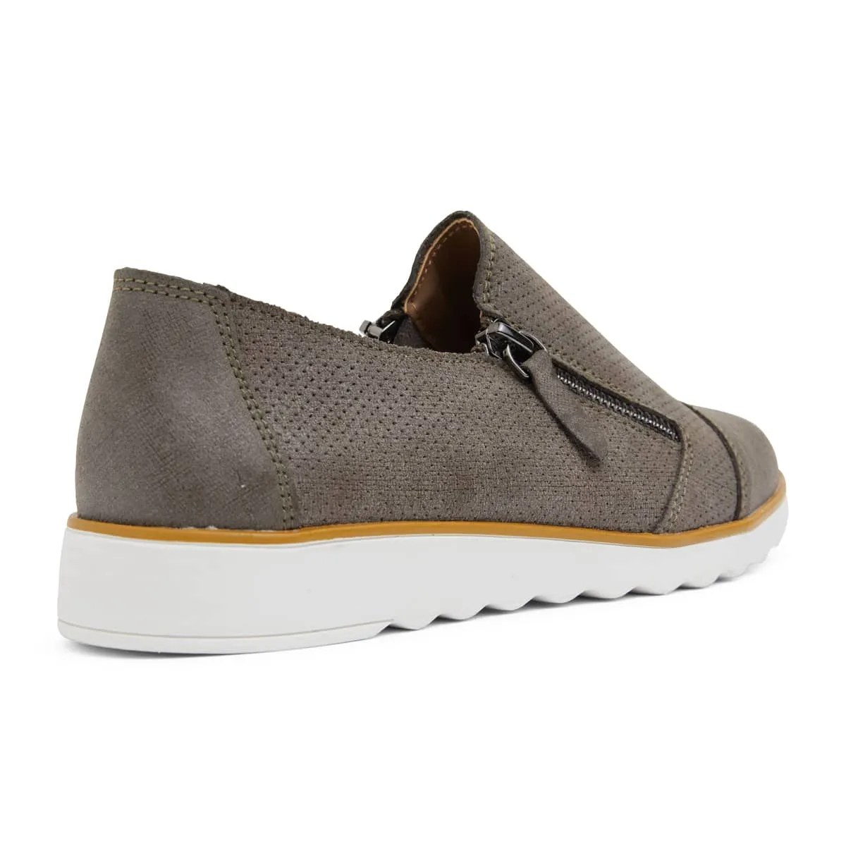 Dean Sneaker in Khaki Leather