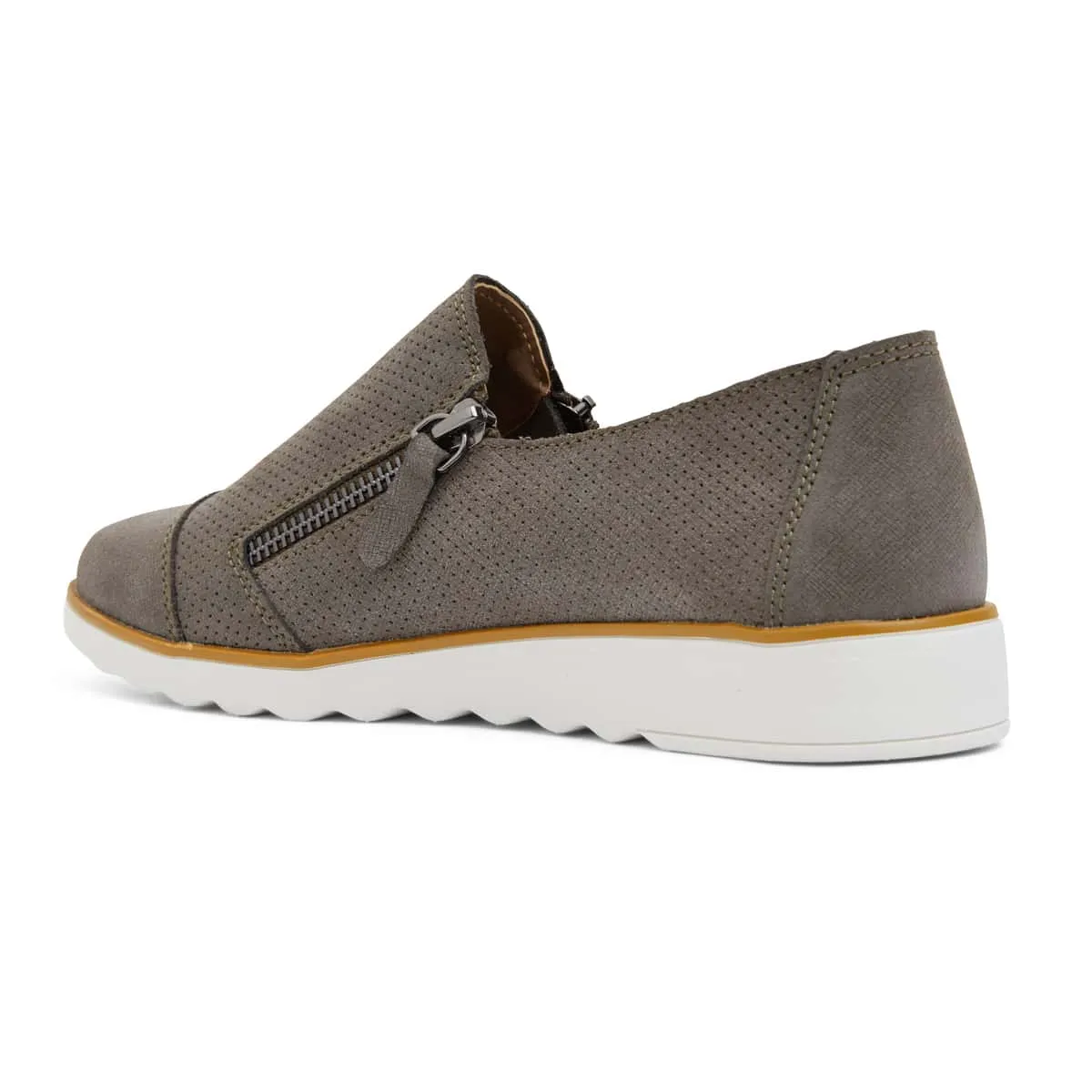 Dean Sneaker in Khaki Leather