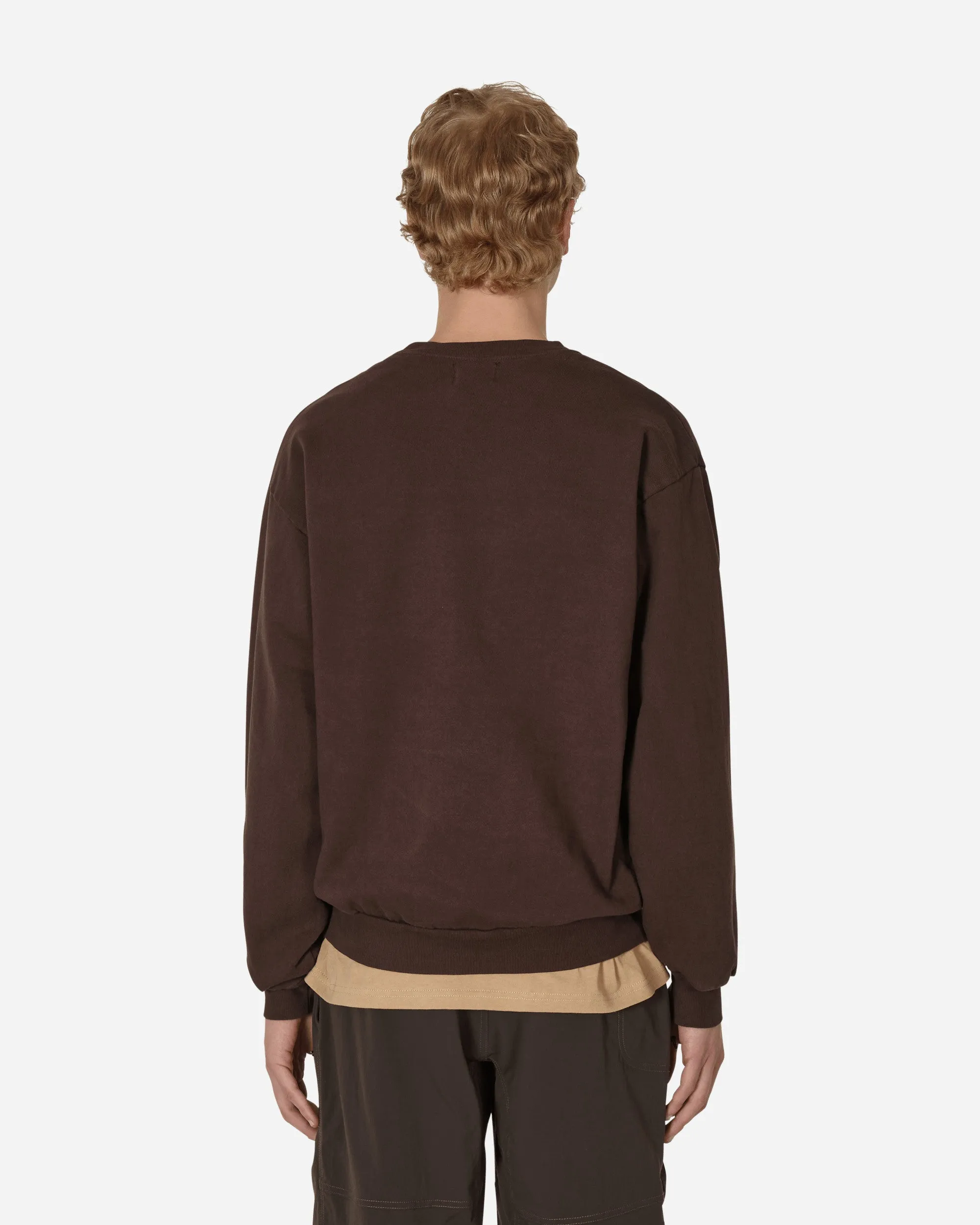 Experimental Studio Crewneck Sweatshirt Brown