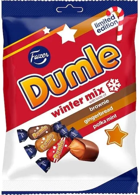 Fazer Dumle Winter Mix 180g, 10-Pack