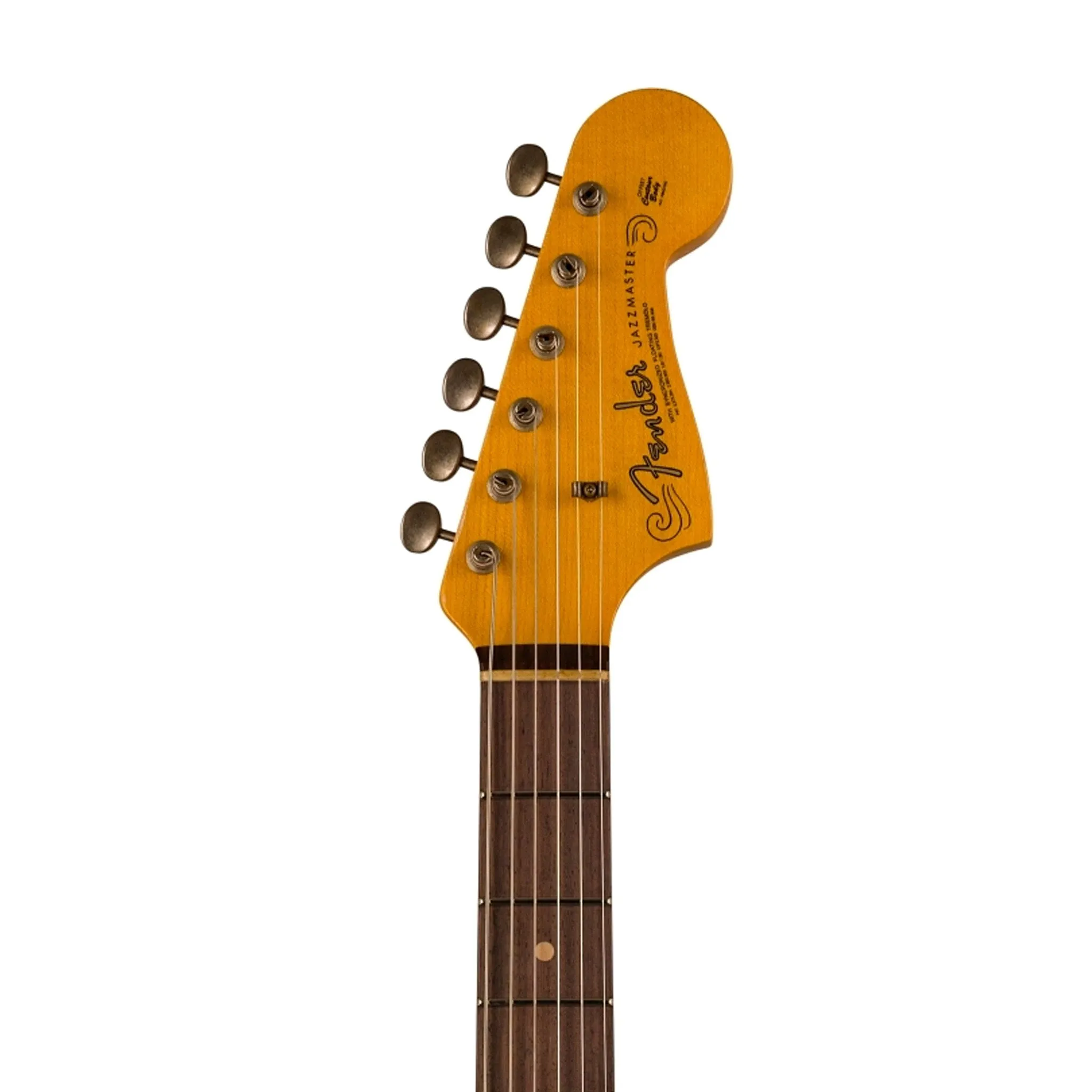 Fender Custom Shop 1959 Jazzmaster Journeyman Relic Electric Guitar, Chocolate 3-Color Sunburst