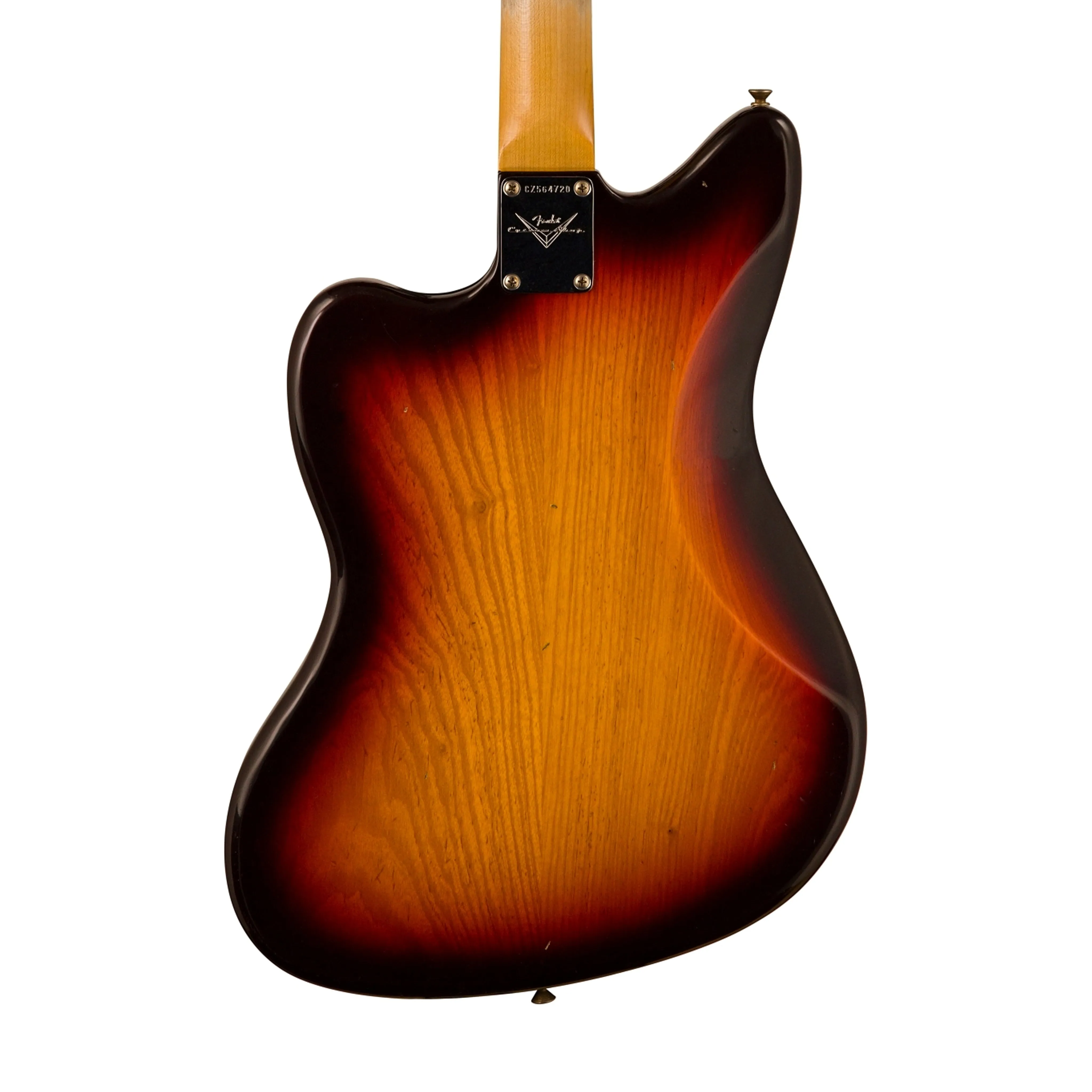 Fender Custom Shop 1959 Jazzmaster Journeyman Relic Electric Guitar, Chocolate 3-Color Sunburst