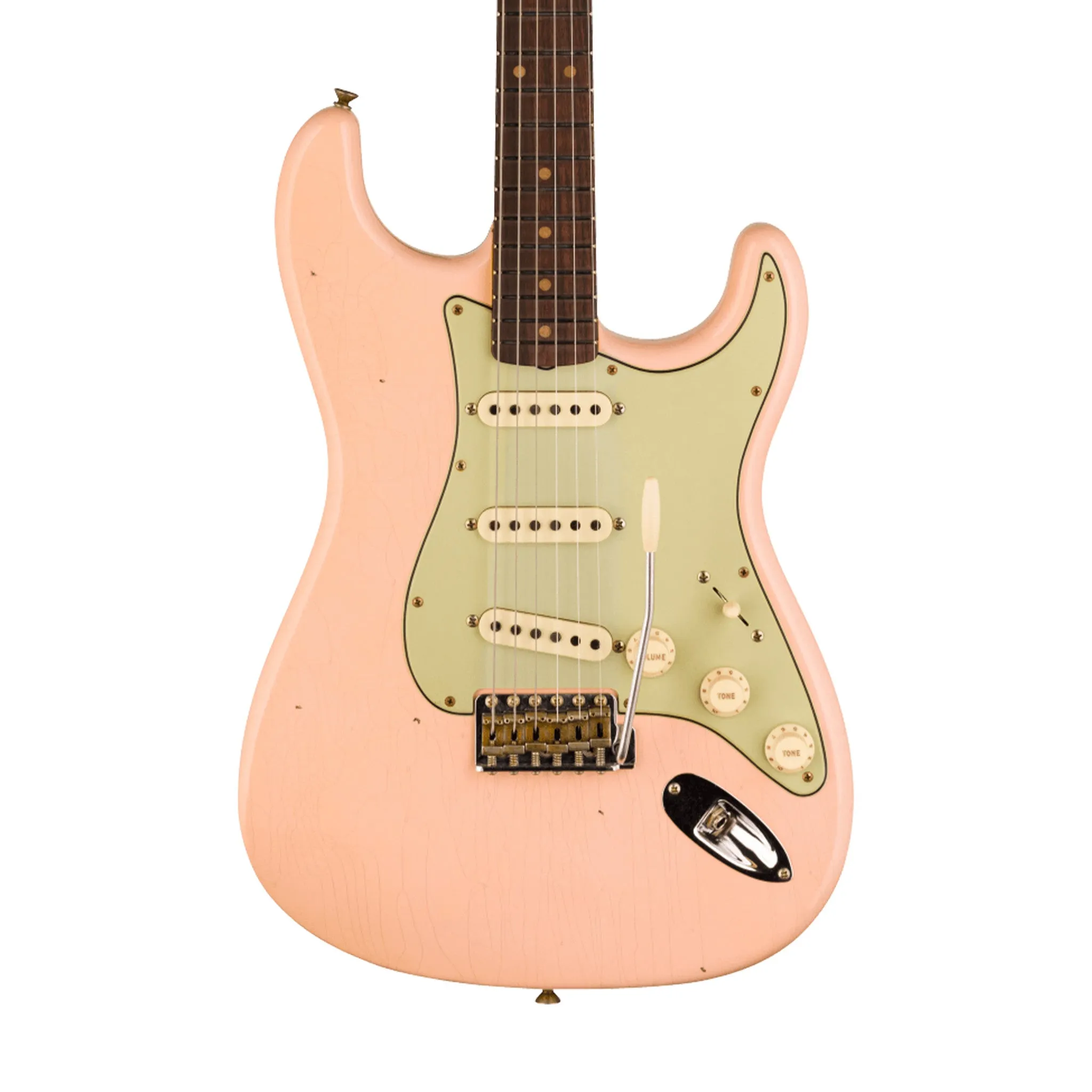 Fender Custom Shop 1959 Stratocaster Journeyman Relic, RW FB, Super Faded Aged Shell Pink