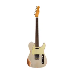 Fender Custom Shop 1960 Telecaster Custom Heavy Relic Guitar, RW FB, Aged Inca Silver