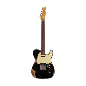 Fender Custom Shop 1960 Telecaster Relic Guitar, RW FB, Aged Black