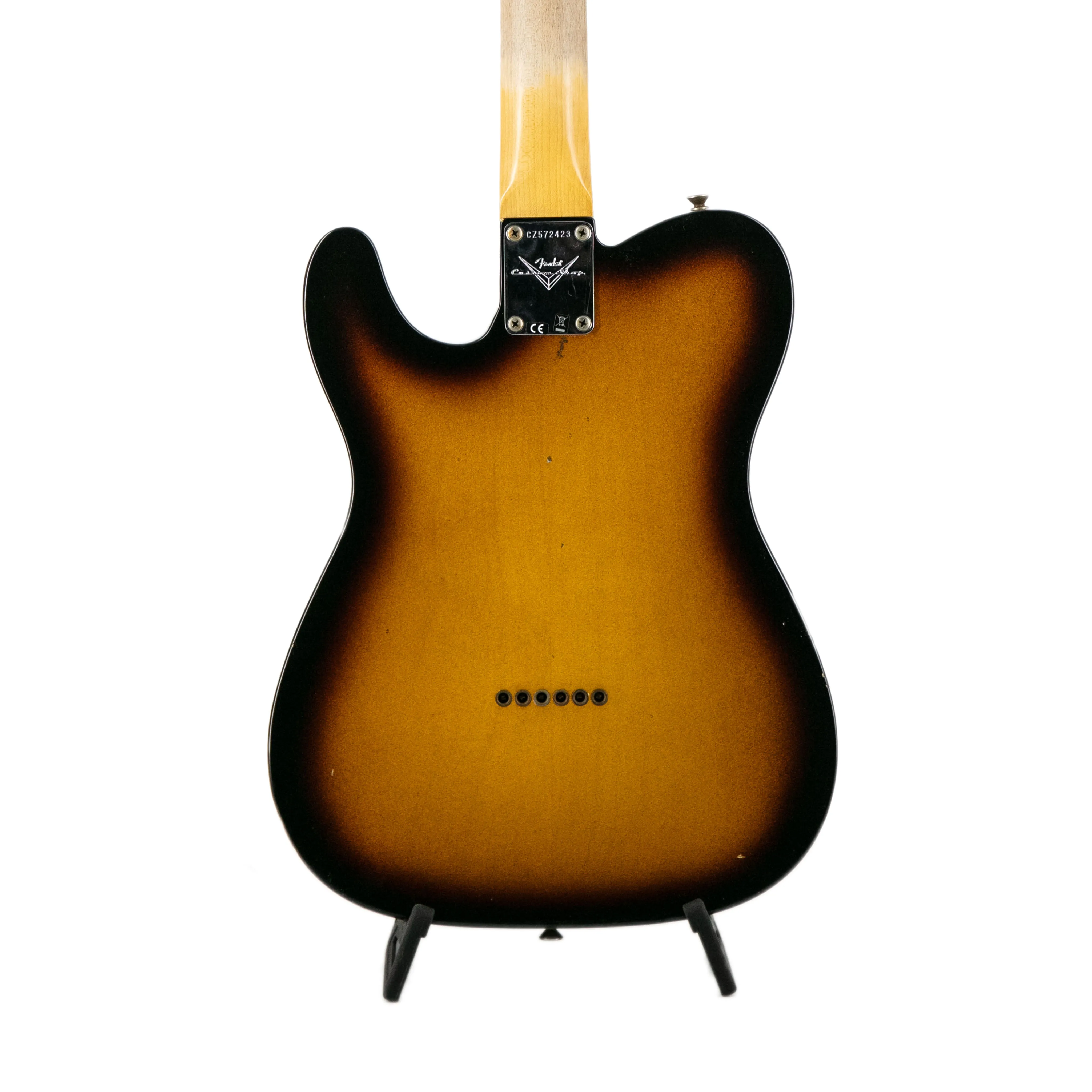 Fender Custom Shop 1961 Telecaster Journeyman Guitar, 2-Tone Sunburst