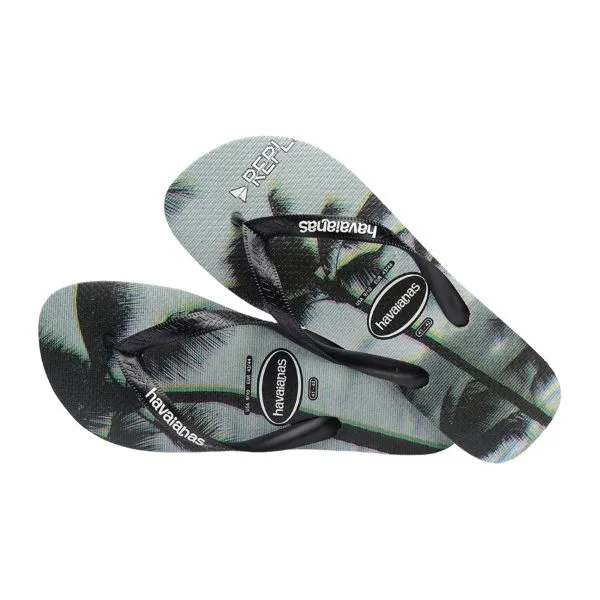 HAVAIANAS -  Men's Top Photoprint Flip Flops