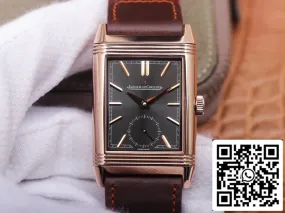 Jaeger LeCoultre Reverso Flip 1:1 Best Edition MG Factory Black Dial Swiss ETA854A/2