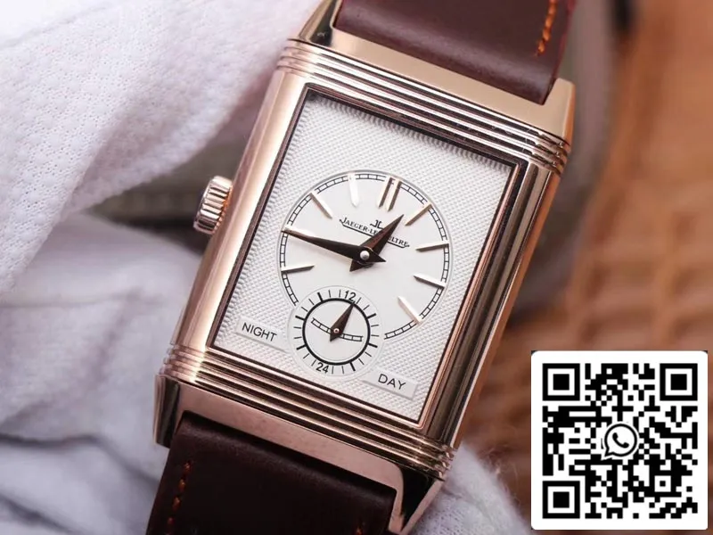 Jaeger LeCoultre Reverso Flip 1:1 Best Edition MG Factory Black Dial Swiss ETA854A/2