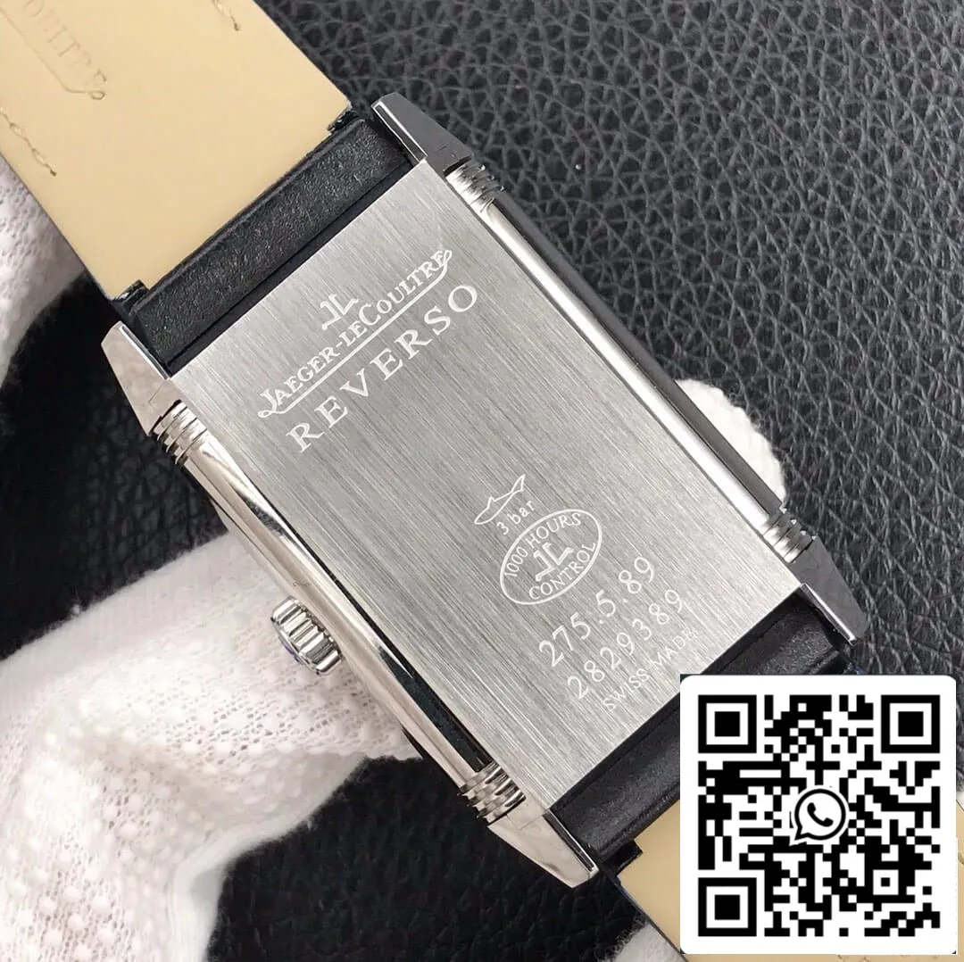 Jaeger LeCoultre Reverso Flip 1:1 Best Edition MG Factory Stainless Steel Blue Dial