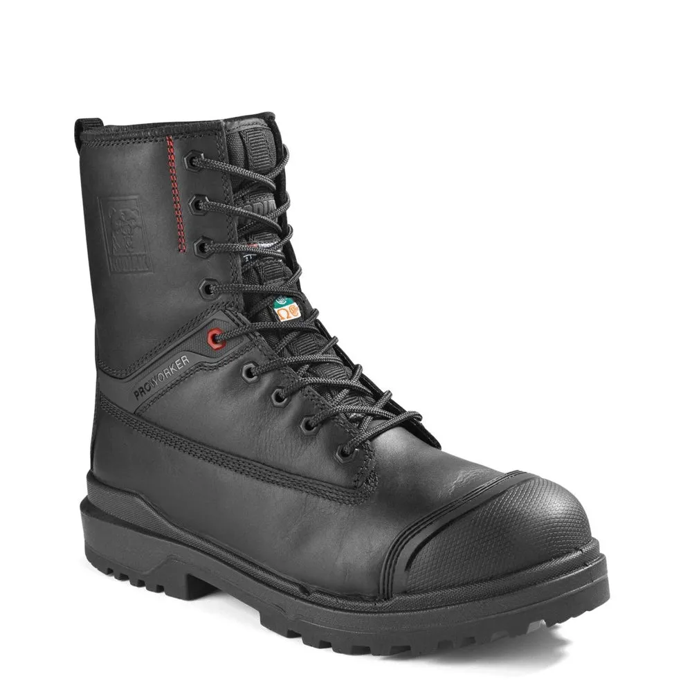 Kodiak ProWorker MASTER Men's 8" Composite Toe Work Boot  with bumper toe KD0A4NK3BLK - black