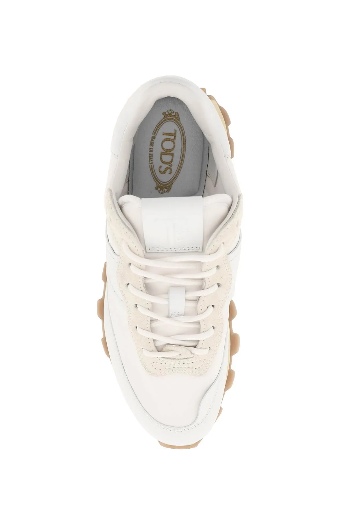 LEATHER AND FABRIC 1T SNEAKERS