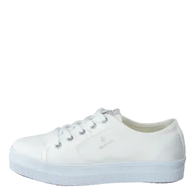 Leisha Low Lace Shoes White