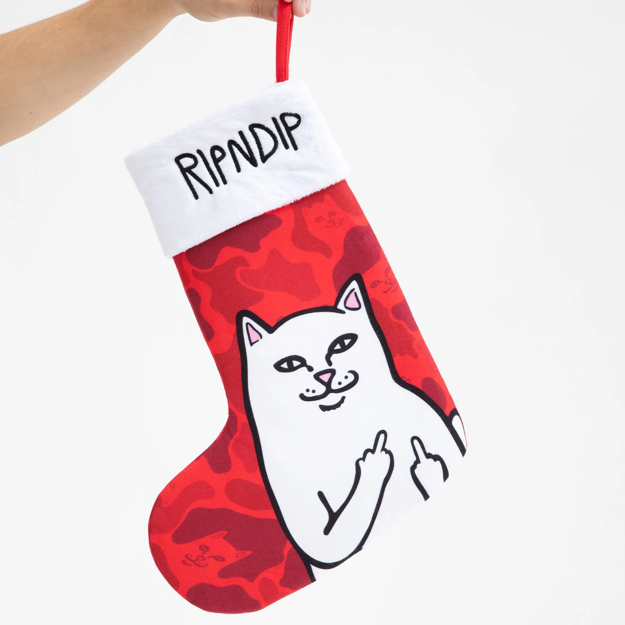 Lord Nermal Christmas Stocking (Red)