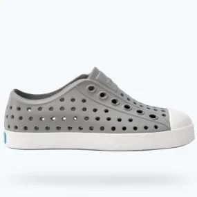 Native Jefferson Slip On (Lil Kid Sizes) - Pigeon Grey / Shell White