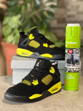 Nike Jordan 4 - Black/Yellow