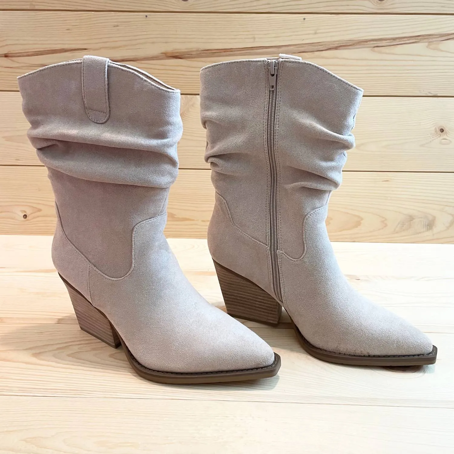 "morocco" Bootie In Light Taupe