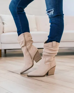 "morocco" Bootie In Light Taupe