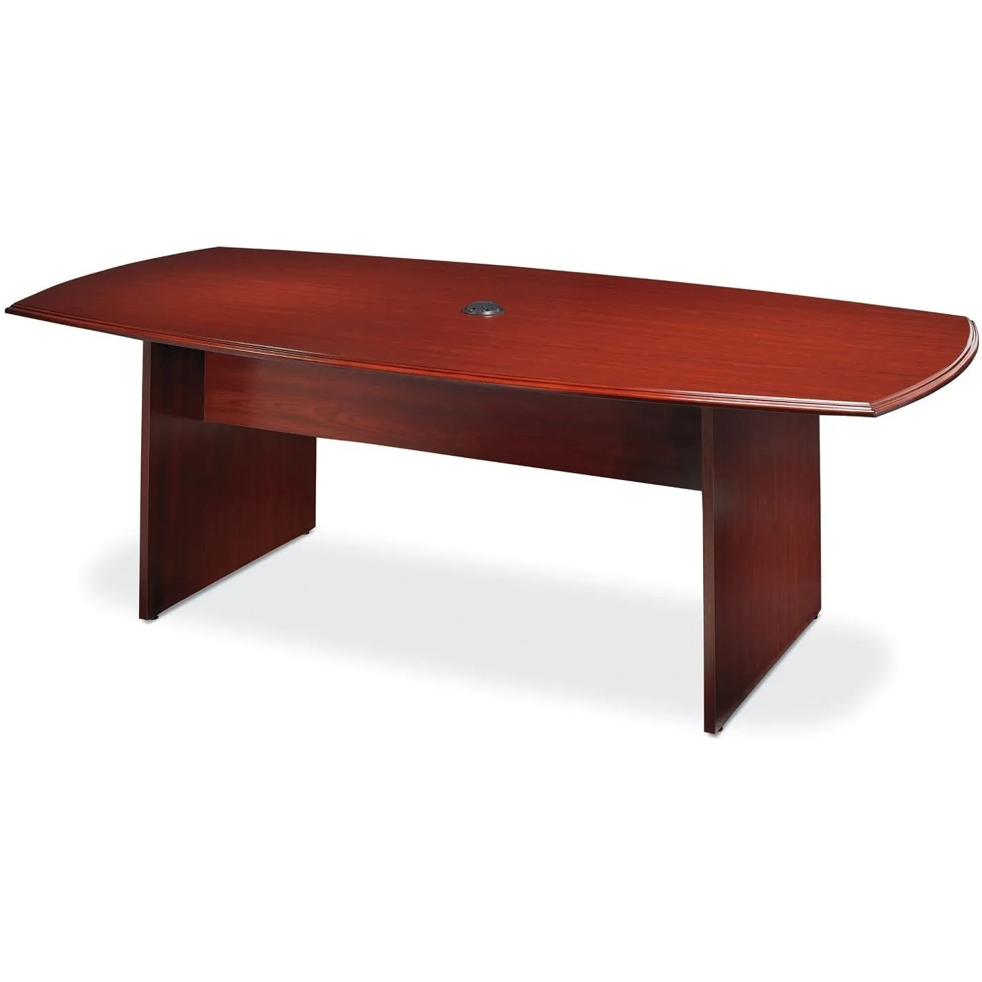 Realspace Outlet Broadstreet Conference Table, Boat-Shaped, Cherry