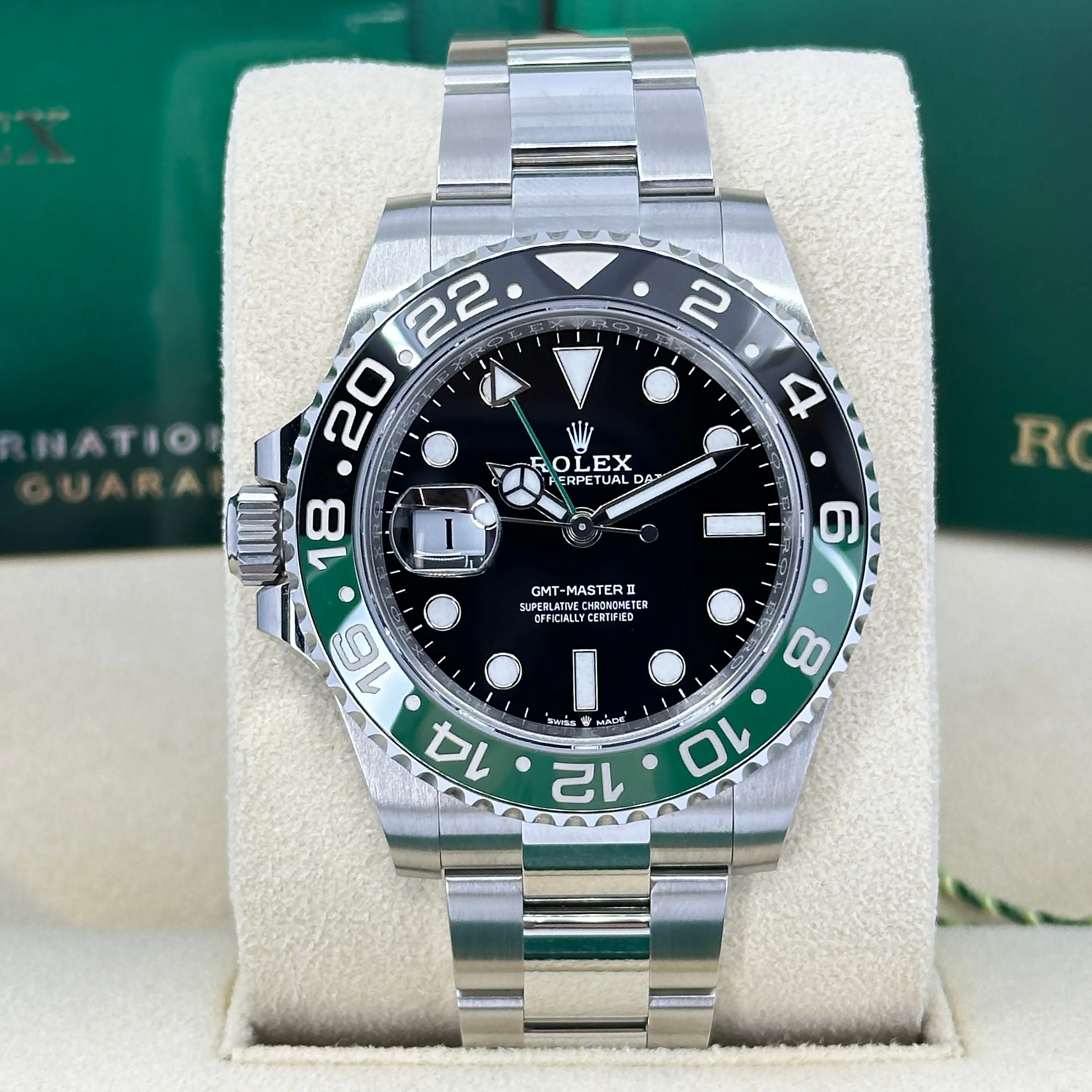 Rolex, GMT-Master II Sprite, Oystersteel, Black, 40mm, Oyster, Ref# 126720vtnr-0001