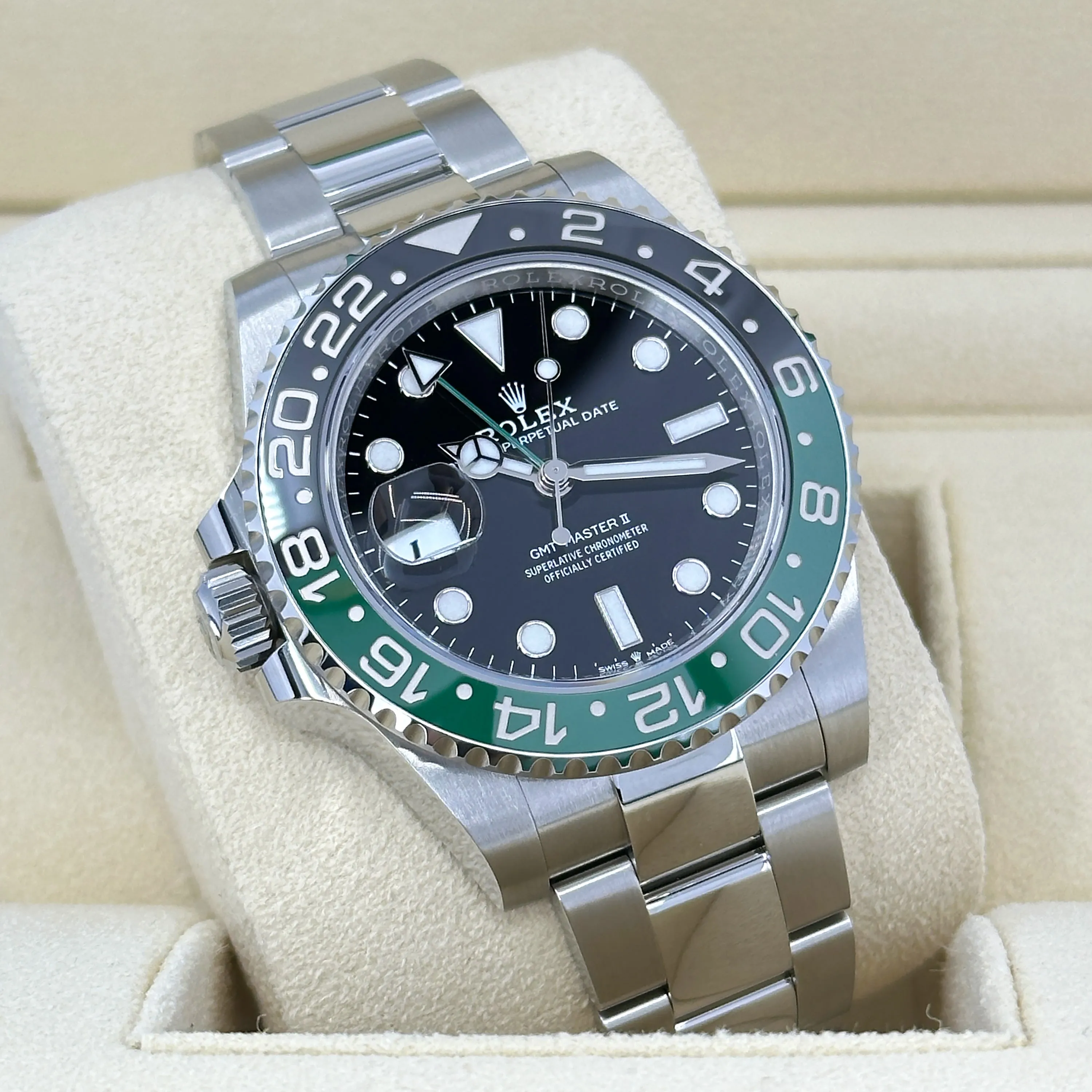 Rolex, GMT-Master II Sprite, Oystersteel, Black, 40mm, Oyster, Ref# 126720vtnr-0001