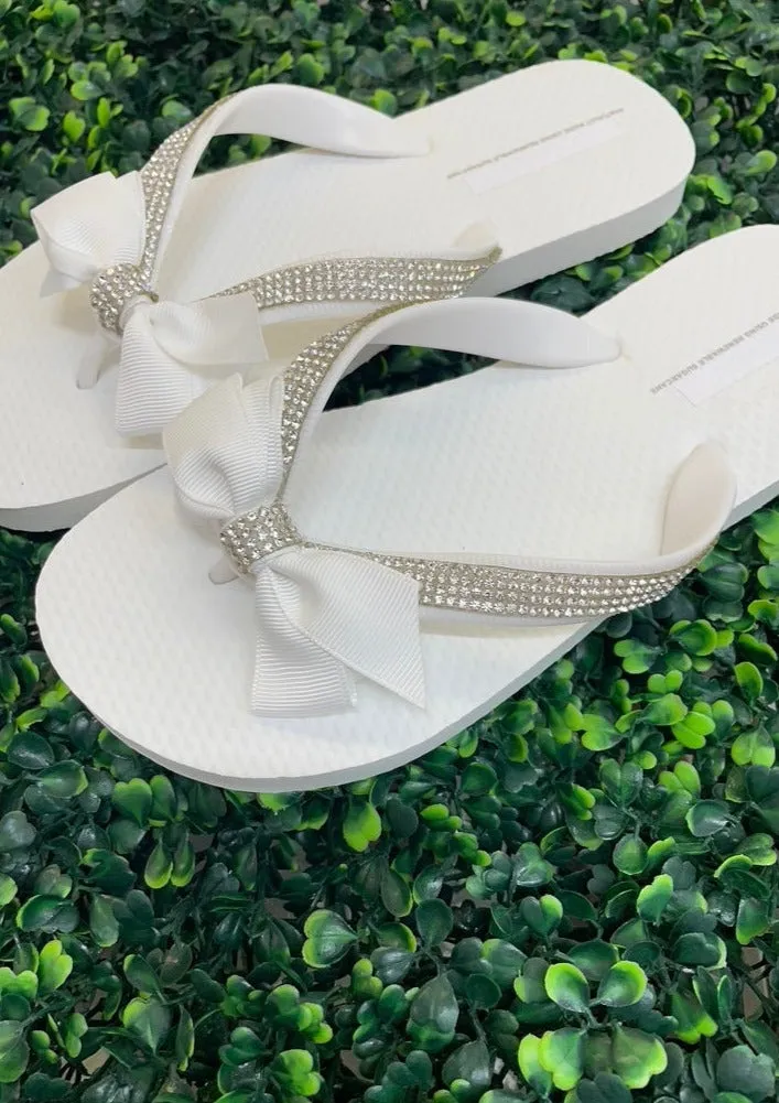 Sara’s Exclusive! Blingy Flip Flops