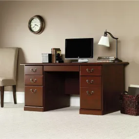 Sauder Outlet Heritage Hill Executive Desk, Classic Cherry