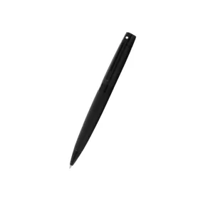 Sheaffer 300 E9343 Ballpoint Pen - Matte Black Lacquer with Polished Black Trims