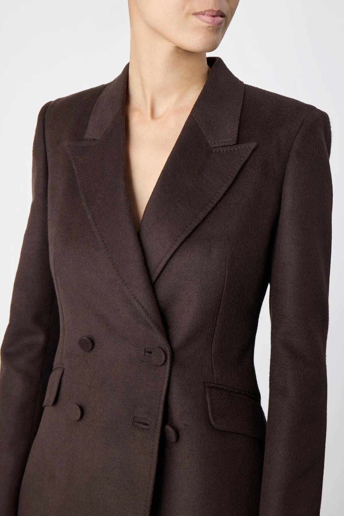 Stephanie Blazer in Chocolate Winter Silk