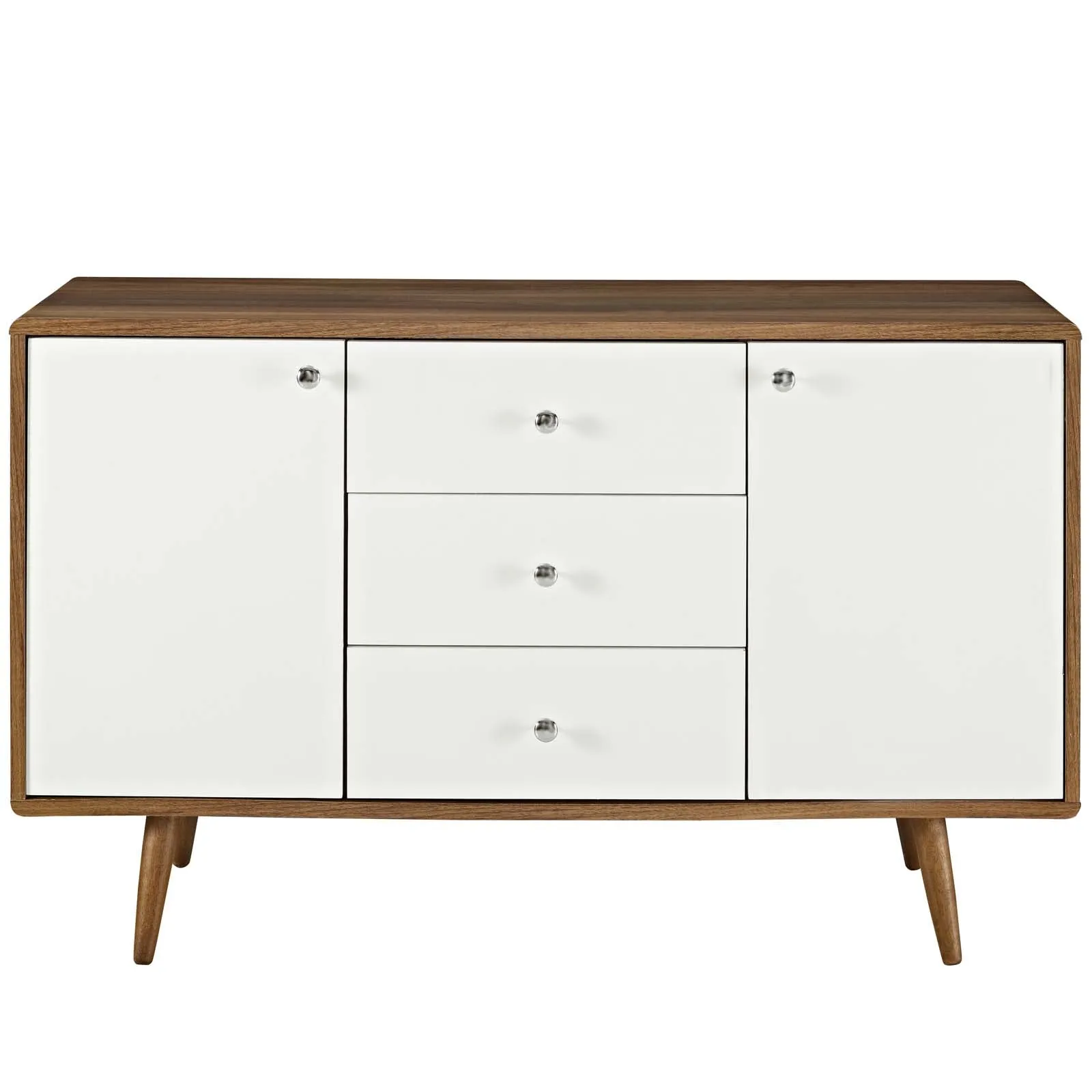 Transmit Sideboard in Walnut White