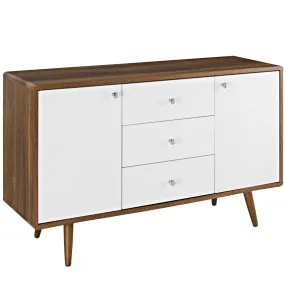 Transmit Sideboard in Walnut White