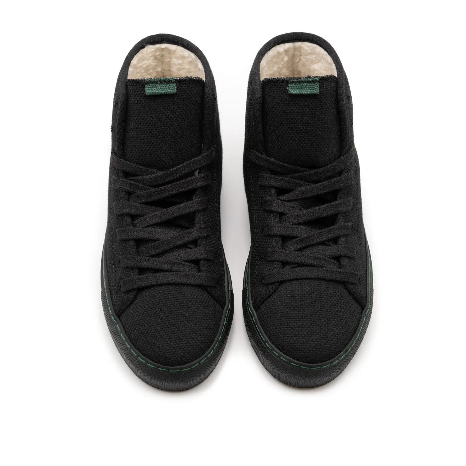 Vegan laces black FLA001